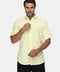 Regular Fit Shirt Half Yellow