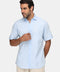 Regular Fit Shirt Half Light Blue