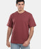 Over Size T-Shirt Maroon