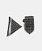 Jacquard Tie 6 cm Black