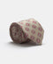 Jacquard Tie 7 cm Beige