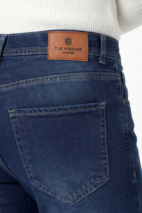 Slim Fit Trousers Jeans Blue