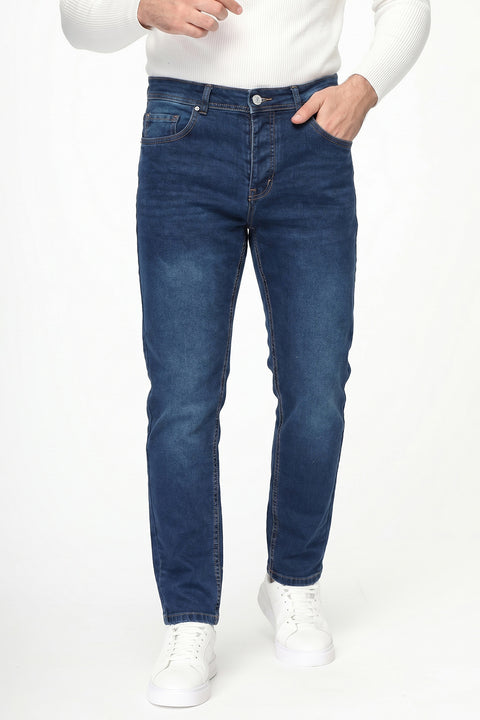 Slim Fit Trousers Jeans Blue