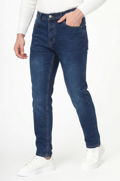 Slim Fit Trousers Jeans Blue