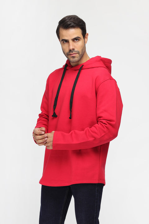 Regular Fit Sweat Shirt Red