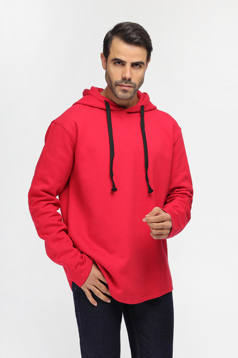 Regular Fit Sweat Shirt Red