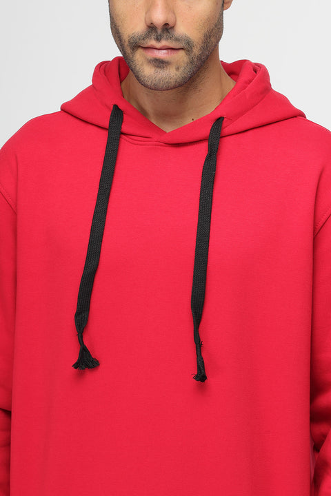Regular Fit Sweat Shirt Red