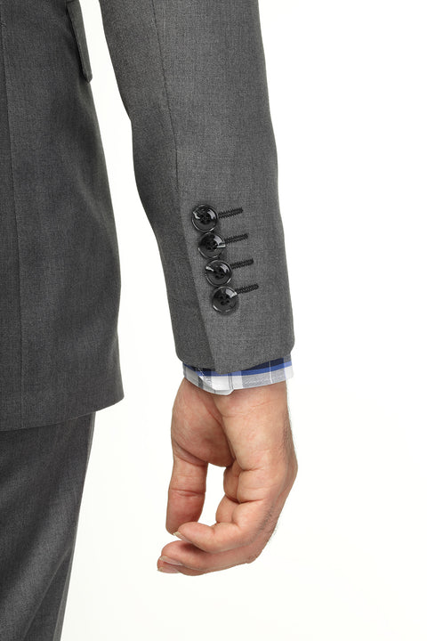 Slim Fit Suit Gray