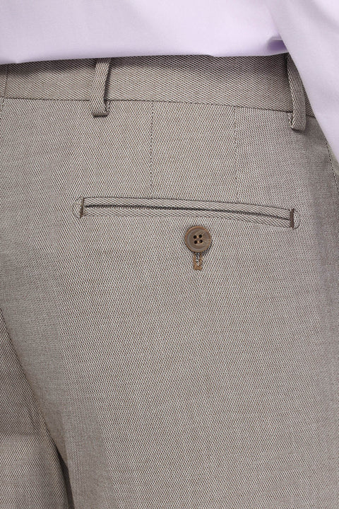 Slim Fit Classic Pants Light Brown