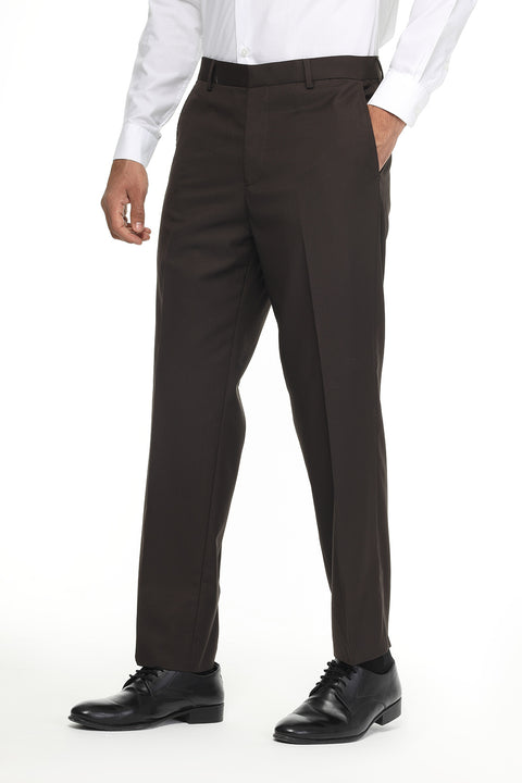 Regular Fit Classic Pants Brown