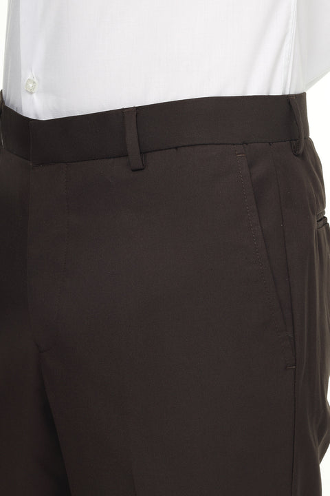 Regular Fit Classic Pants Brown