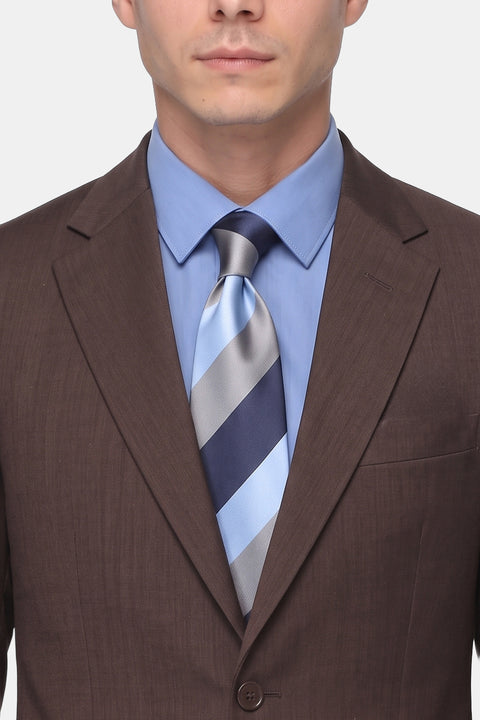Slim Fit Suit Brown