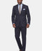 Regular Fit Wool Suit  Dark Blue