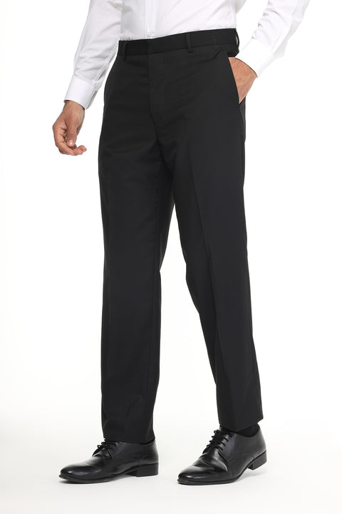 Regular Fit Classic Pants Black
