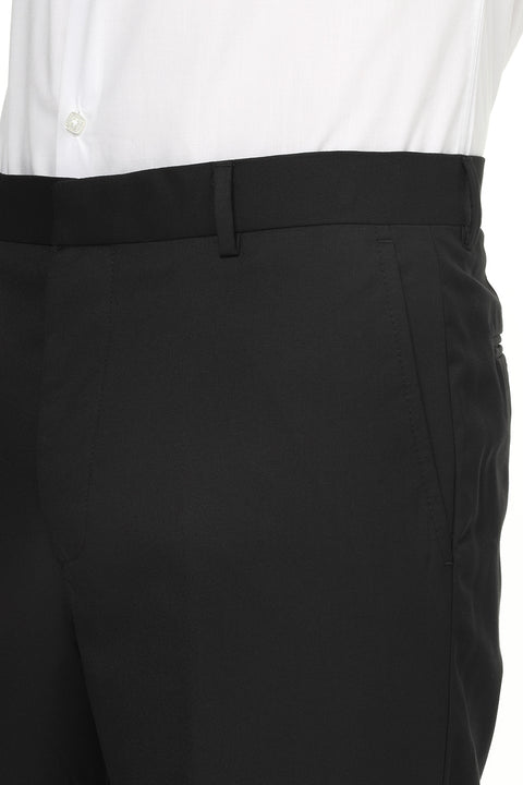 Regular Fit Classic Pants Black