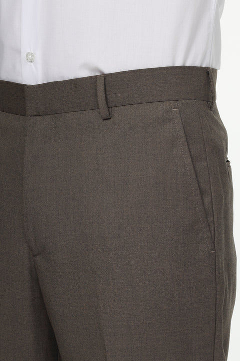 Regular Fit Classic Pants Light Brown