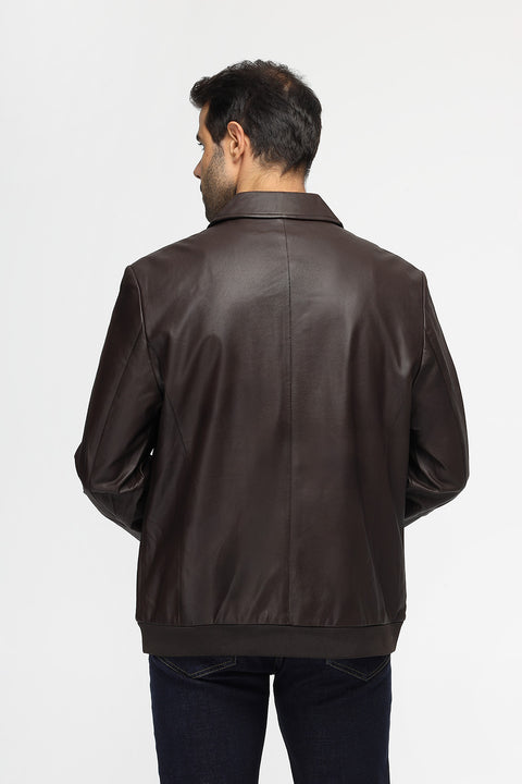 Regular Fit Sweater Leather Brown