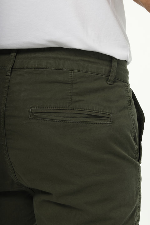 Slim Fit Chino Short Green