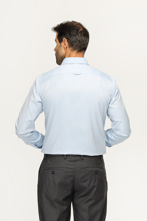 Slim Fit Shirt Oxford Light Blue100% Cotton