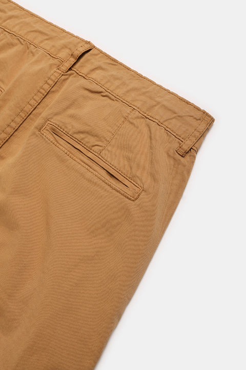 Slim Fit Chino Short Beige