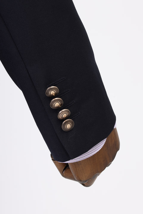 Regular Fit Blazer Dark Blue