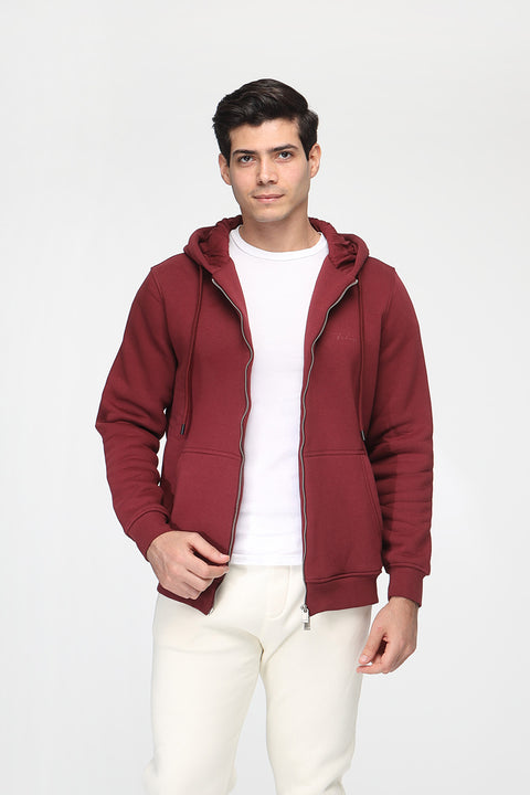Regular Fit Sweat Shirt Maroon