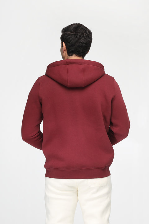 Regular Fit Sweat Shirt Maroon