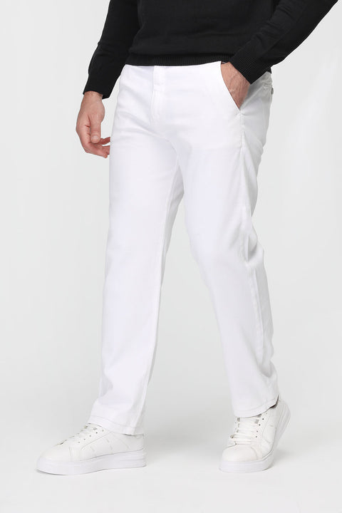 Regular Fit Chino Off White