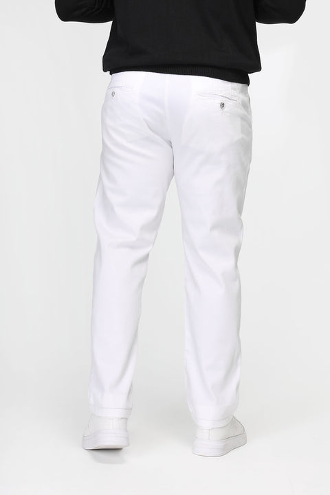 Regular Fit Chino Off White