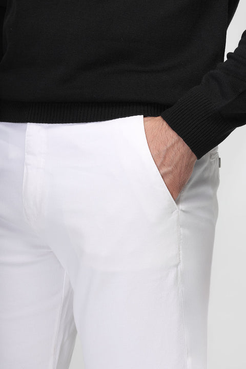 Regular Fit Chino Off White