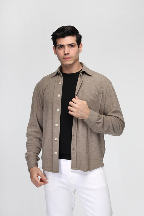 Relax Fit Over Shirt Green
