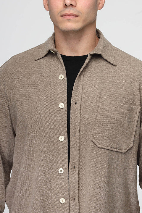 Relax Fit Over Shirt Green