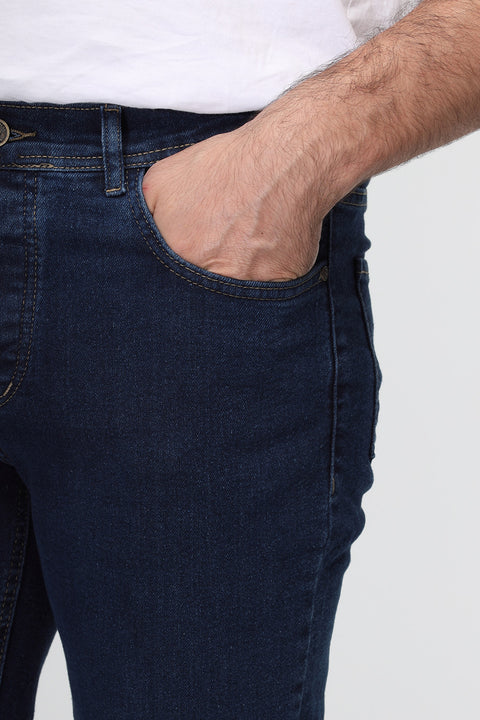 Slim Fit Trousers Jeans Dark Blue