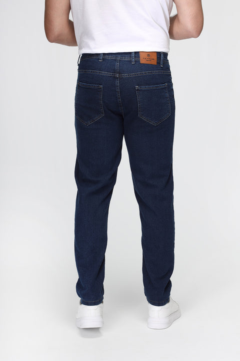 Slim Fit Trousers Jeans Dark Blue