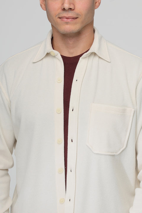 Relax Fit Over Shirt Beige