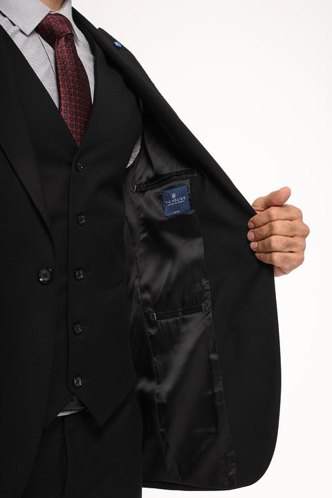 Slim Fit Suit Black