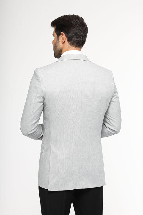 Slim Fit Suit Gray
