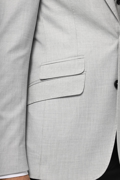 Slim Fit Suit Gray