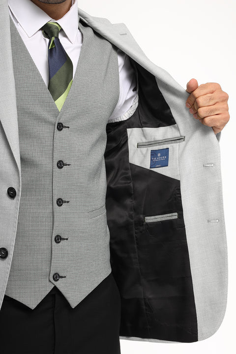 Slim Fit Suit Gray