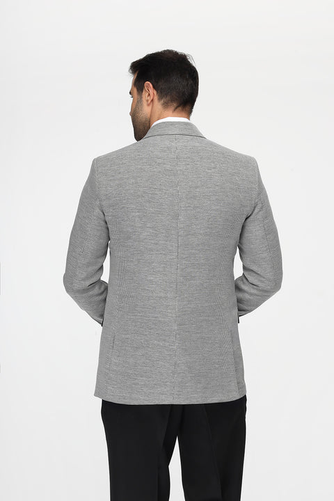 Slim Fit Suit Light Gray