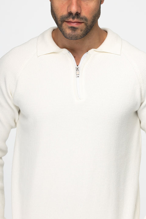Regular Fit Pullover Off White