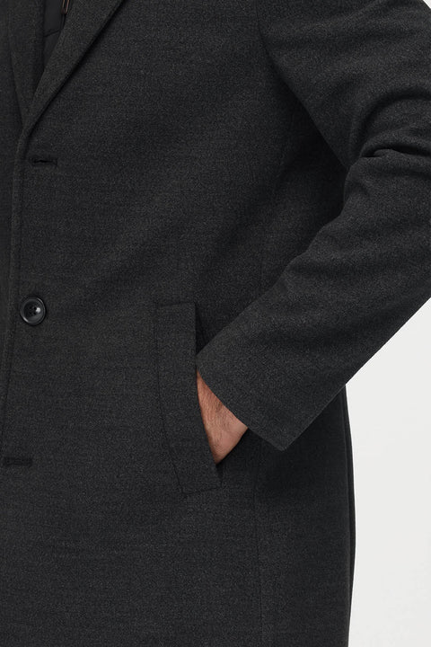 Regular Fit Coat Gray