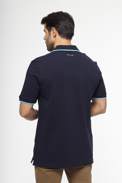 Polo Shirt Regular Fit Dark Blue