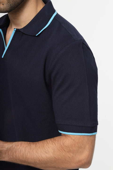 Polo Shirt Regular Fit Dark Blue