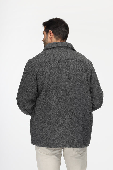 Relax Fit Over Shirt Gray