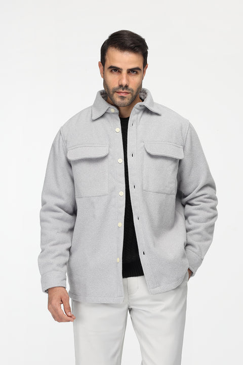 Relax Fit Over Shirt Gray