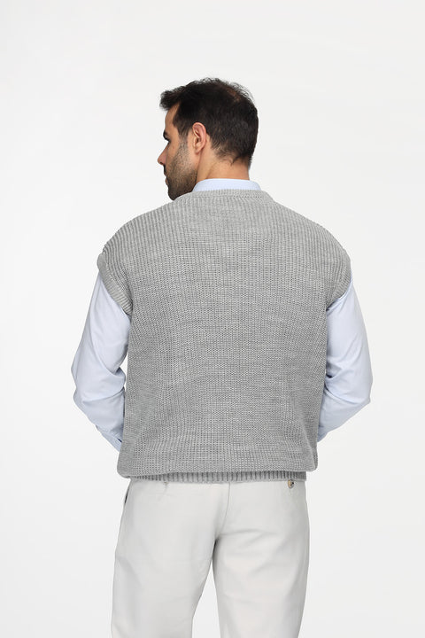 Regular Fit Gilet Gray