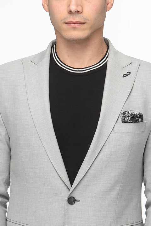 Skinny Fit Suit Light Gray