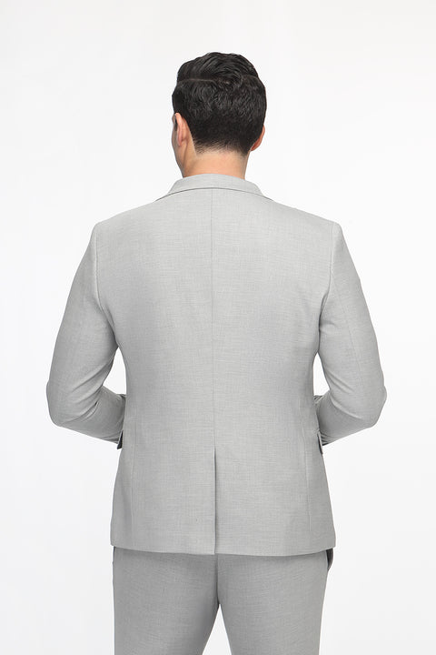 Skinny Fit Suit Light Gray