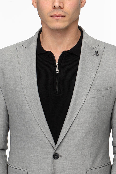 Skinny Fit Suit Gray